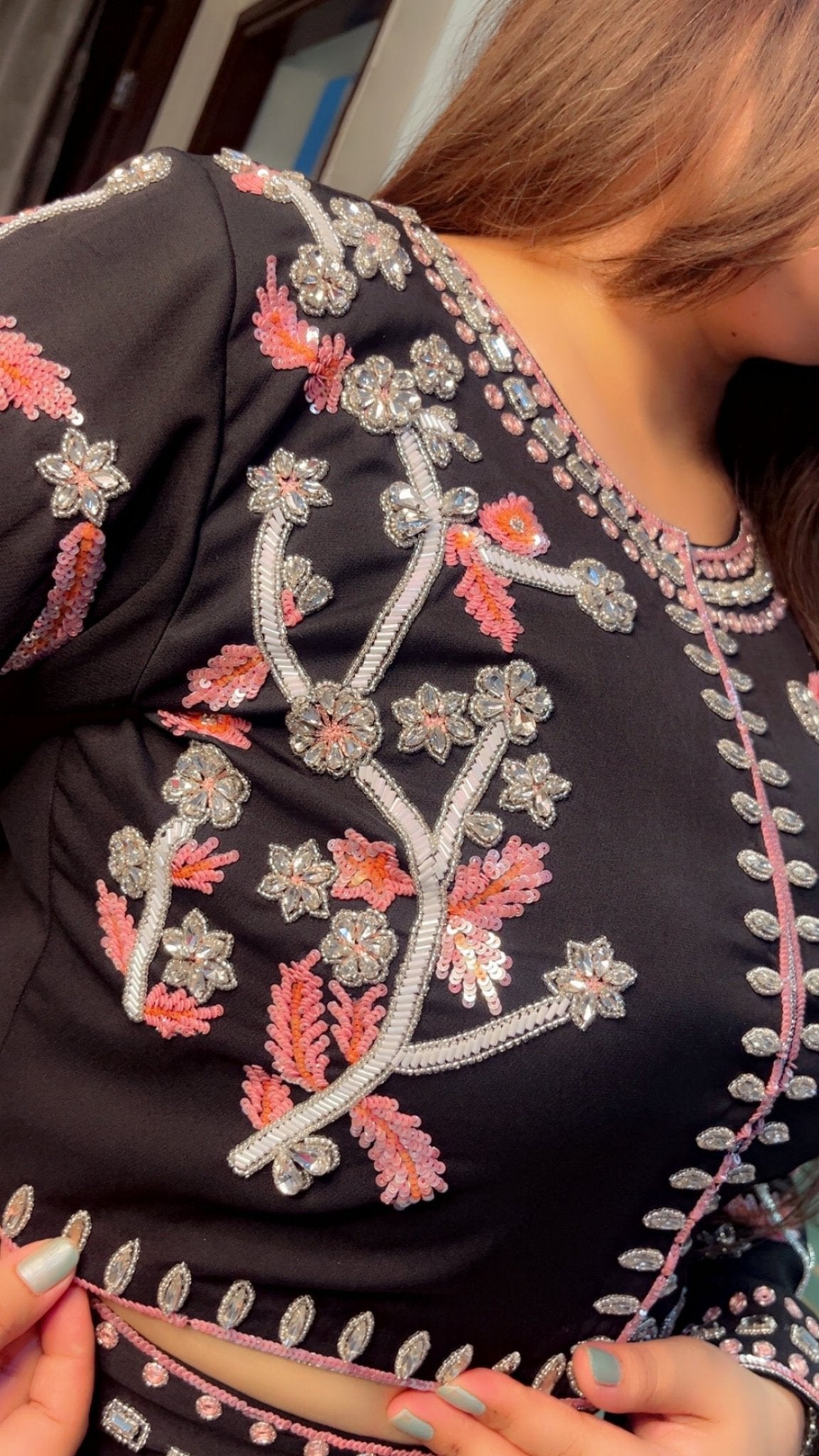 Embroidered Top & Skirt - Kirti Kapoor Couture