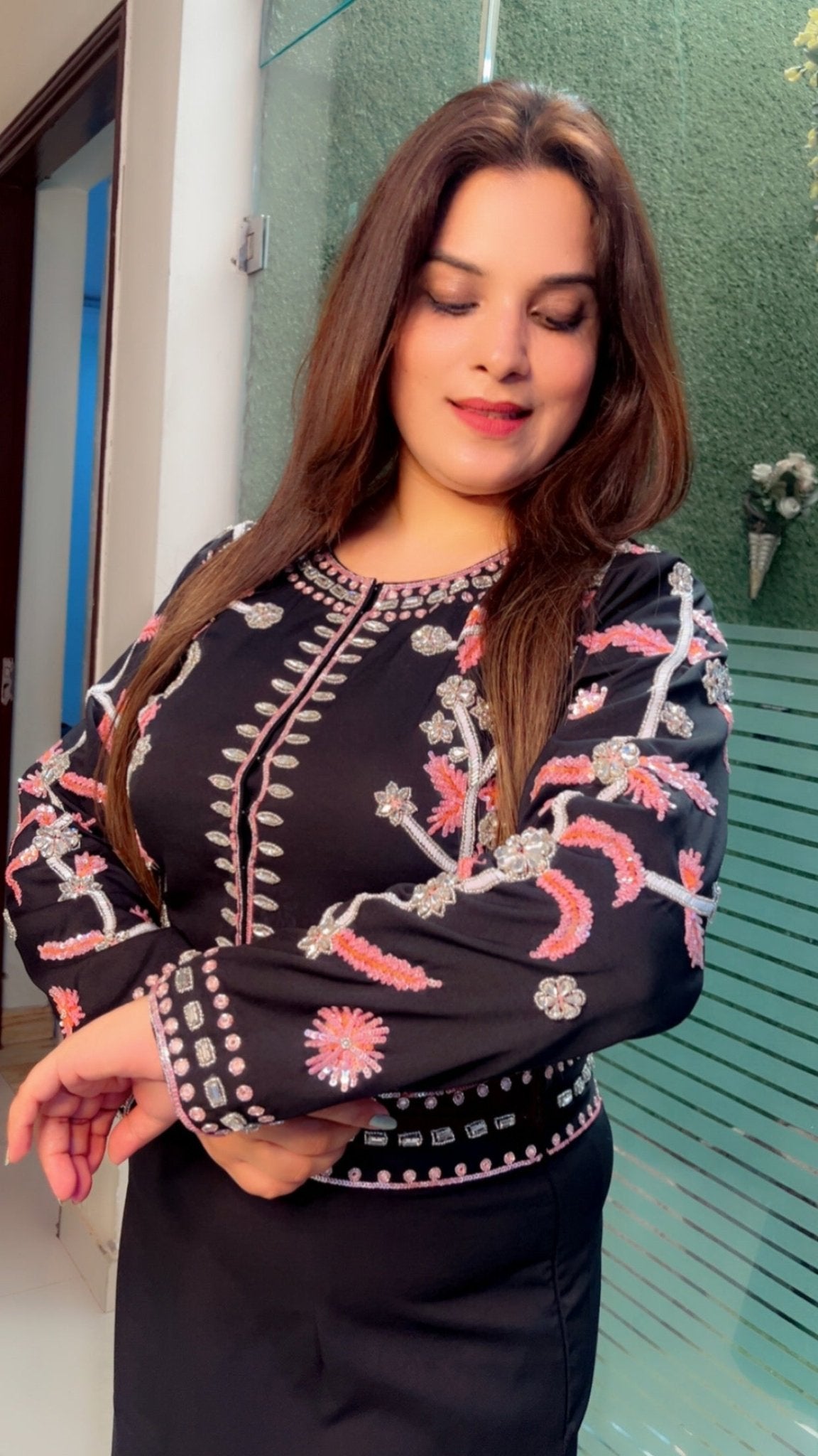 Embroidered Top & Skirt - Kirti Kapoor Couture