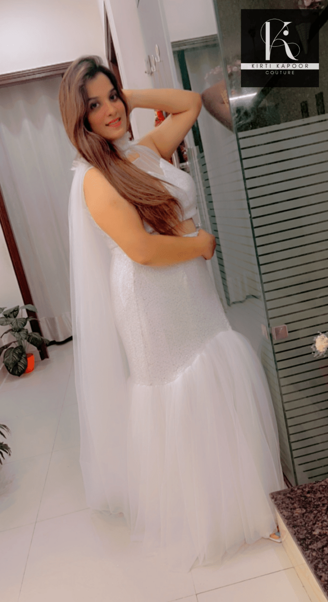 Fish - Cut Party Dress by Kirti Kapoor Couture - Kirti Kapoor Couture