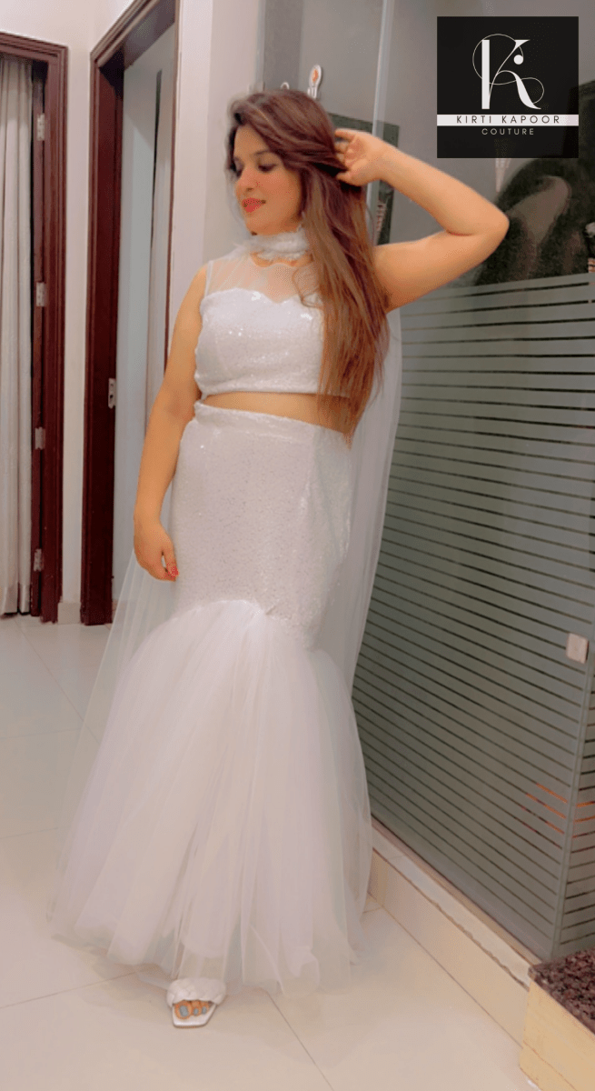 Fish - Cut Party Dress by Kirti Kapoor Couture - Kirti Kapoor Couture