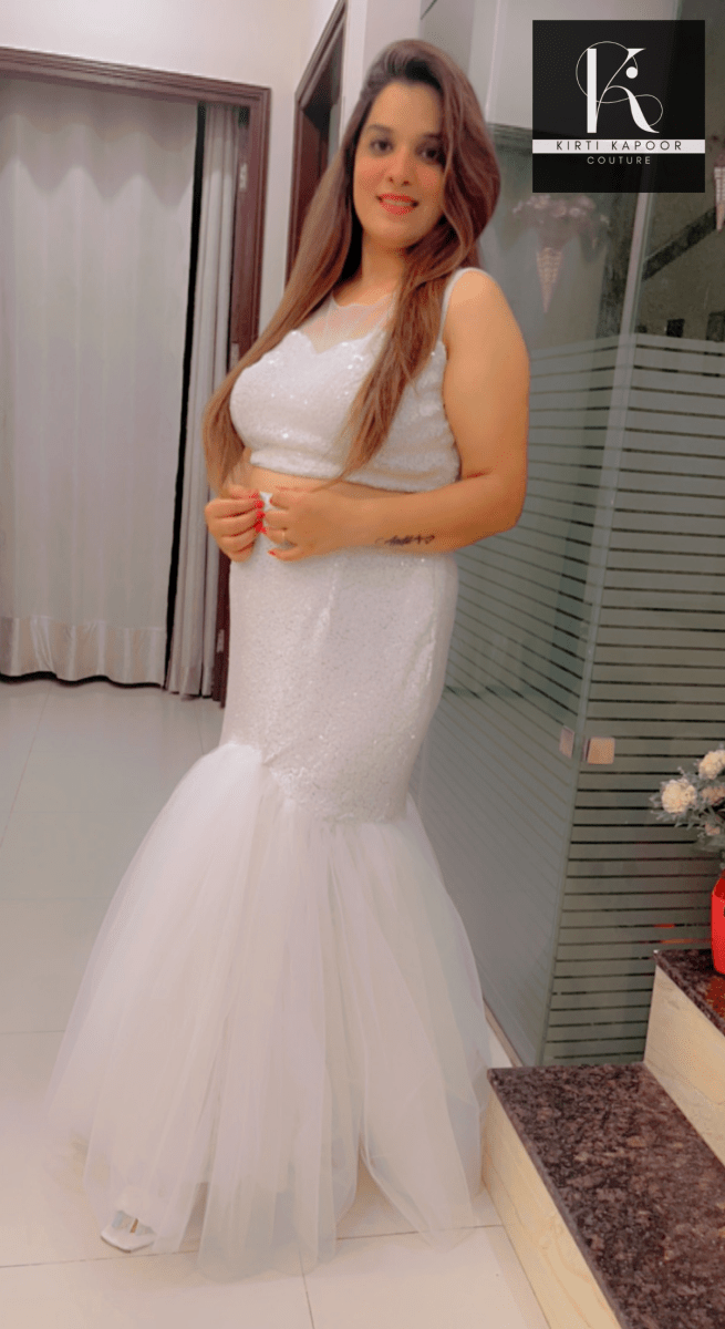 Fish - Cut Party Dress by Kirti Kapoor Couture - Kirti Kapoor Couture