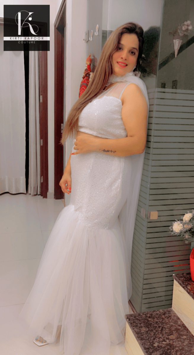 Fish - Cut Party Dress by Kirti Kapoor Couture - Kirti Kapoor Couture