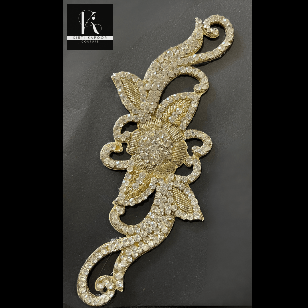 Floral Design Patch Work for Suit - Kirti Kapoor Couture