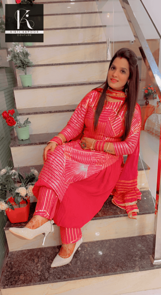 Fox Georgette Designer Suit - Kirti Kapoor Couture