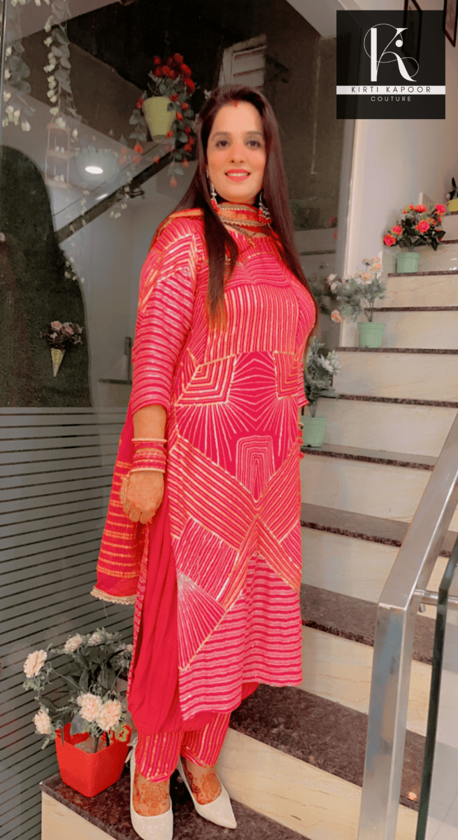 Fox Georgette Designer Suit - Kirti Kapoor Couture