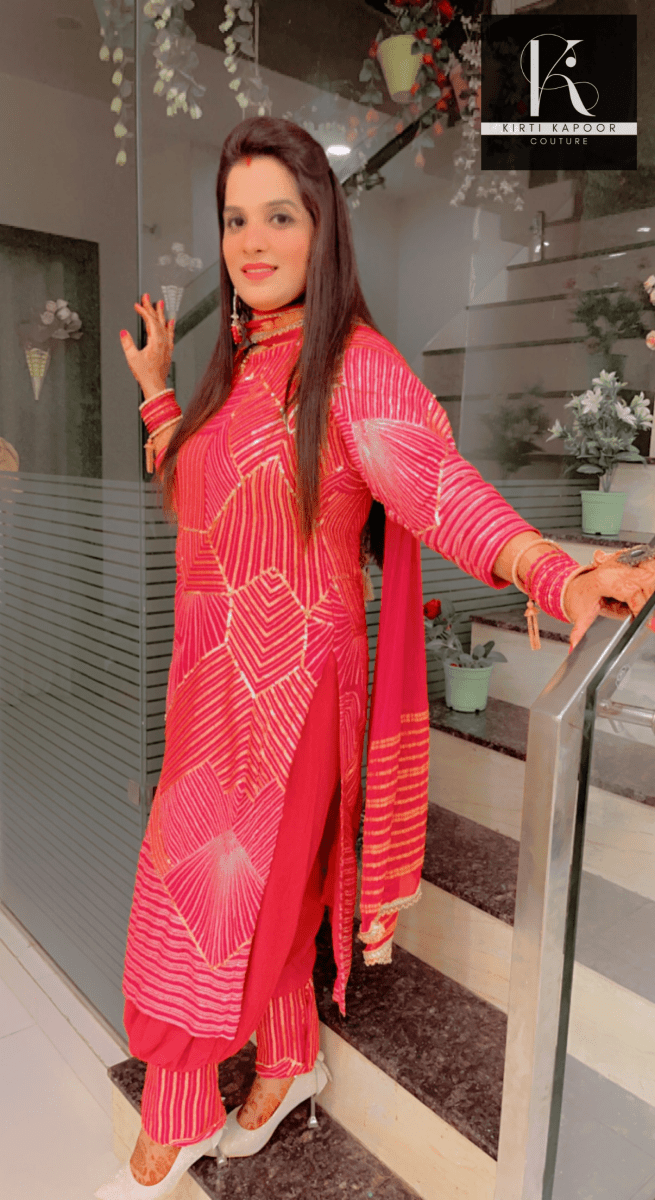 Fox Georgette Designer Suit - Kirti Kapoor Couture