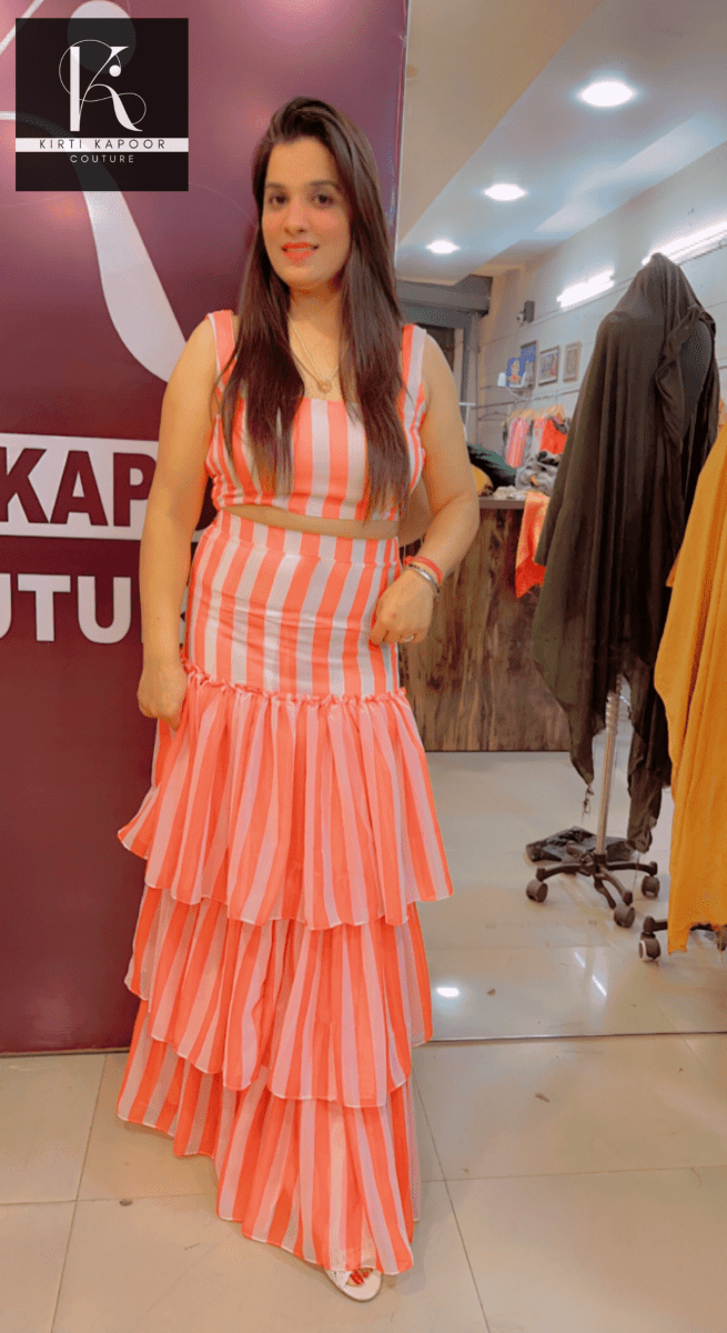 Frilled Designer Dress by Kirti Kapoor Couture - Kirti Kapoor Couture