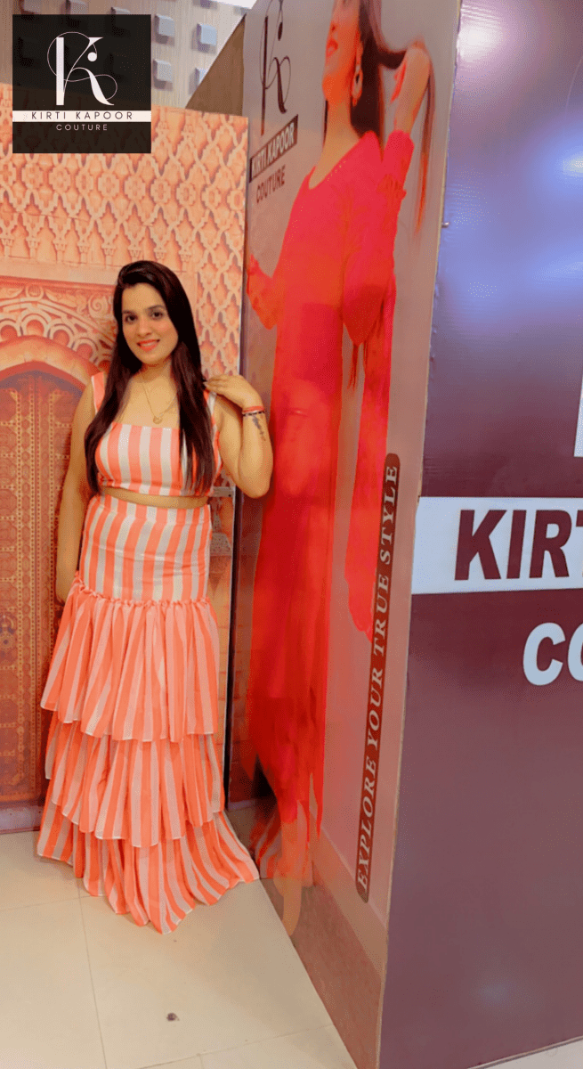 Frilled Designer Dress by Kirti Kapoor Couture - Kirti Kapoor Couture