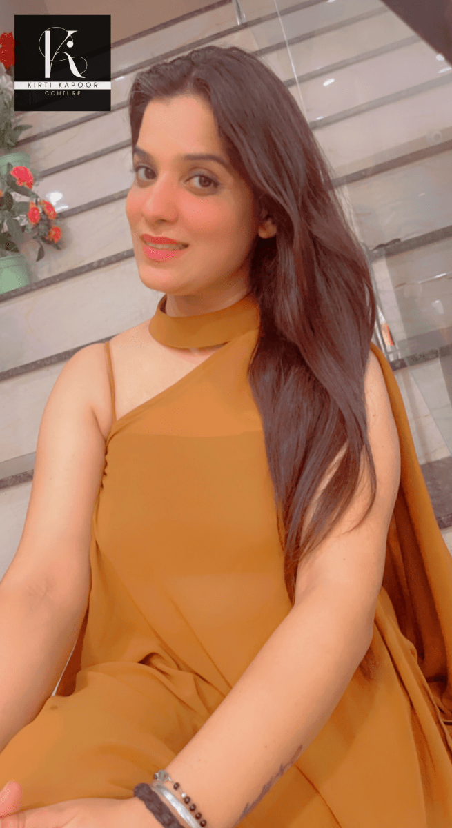 Georgette Matte Designer Co - ord Set - Kirti Kapoor Couture
