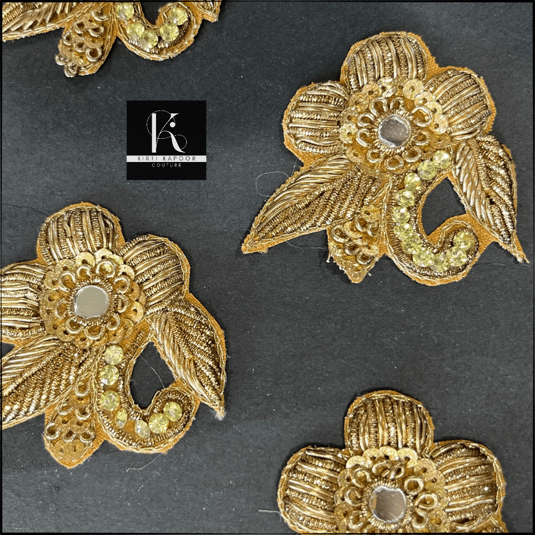 Golden - Copper Coloured Patch - Kirti Kapoor Couture