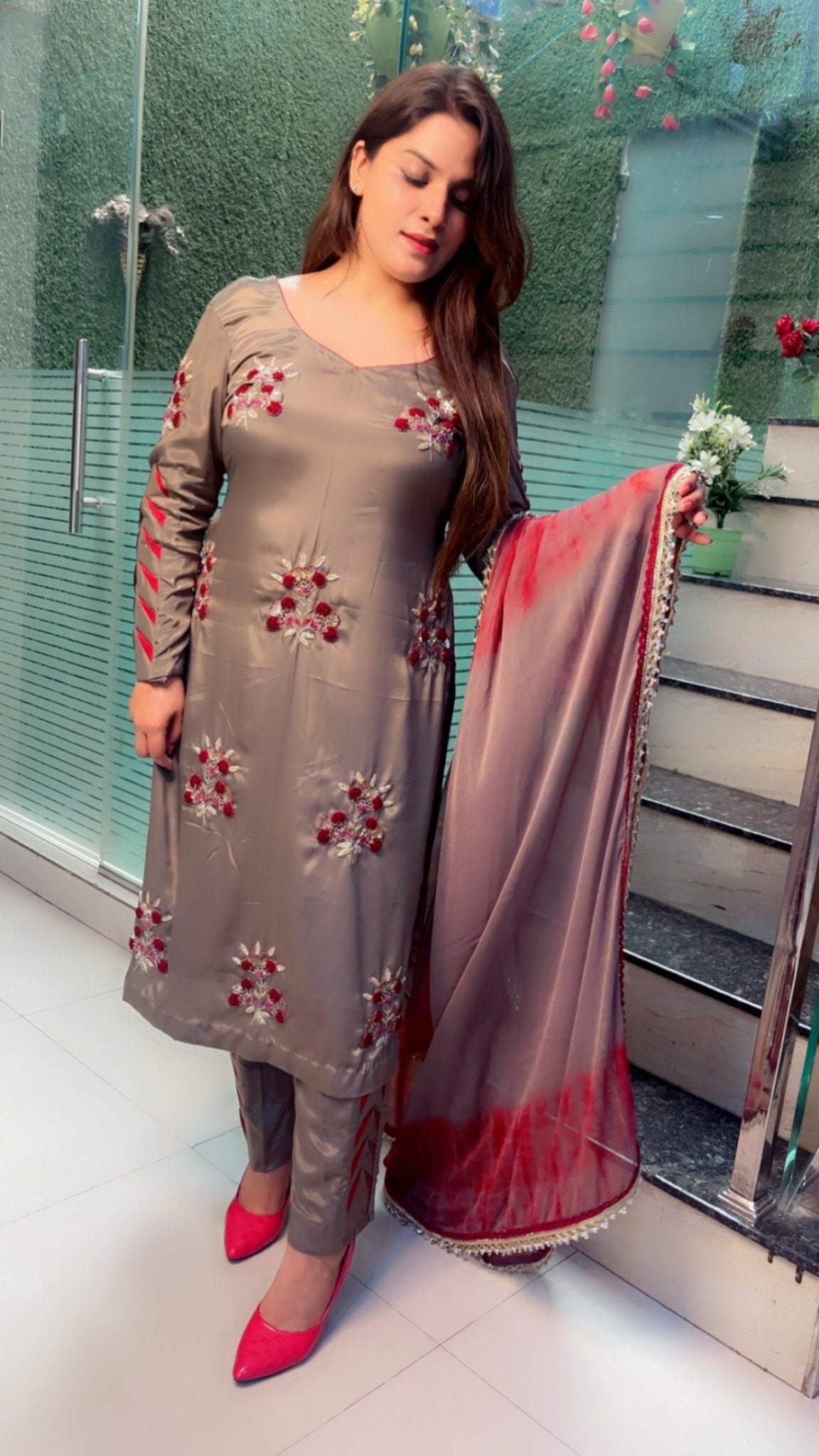 Hand Embroidered designer Suit - Kirti Kapoor Couture