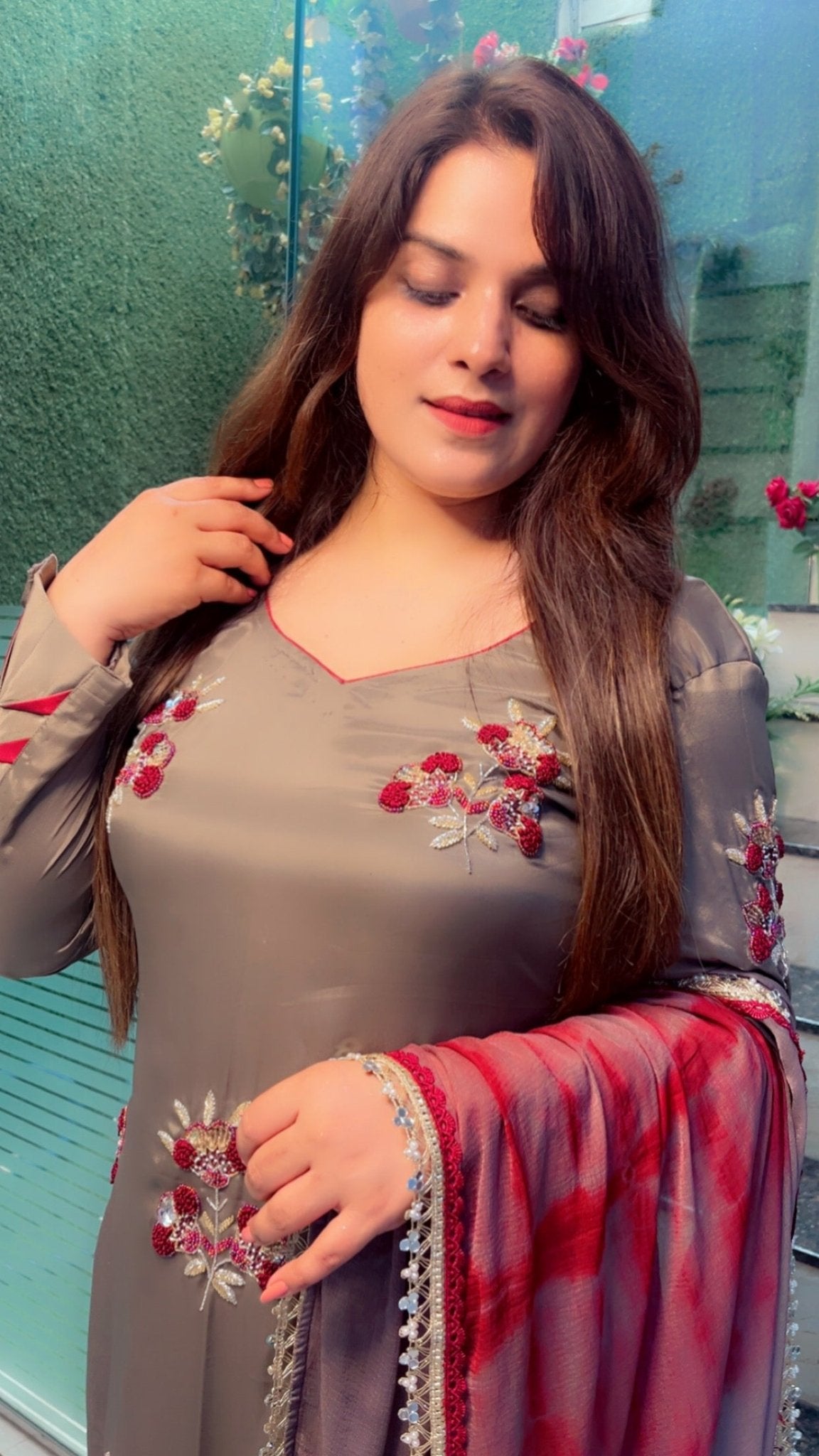 Hand Embroidered designer Suit - Kirti Kapoor Couture