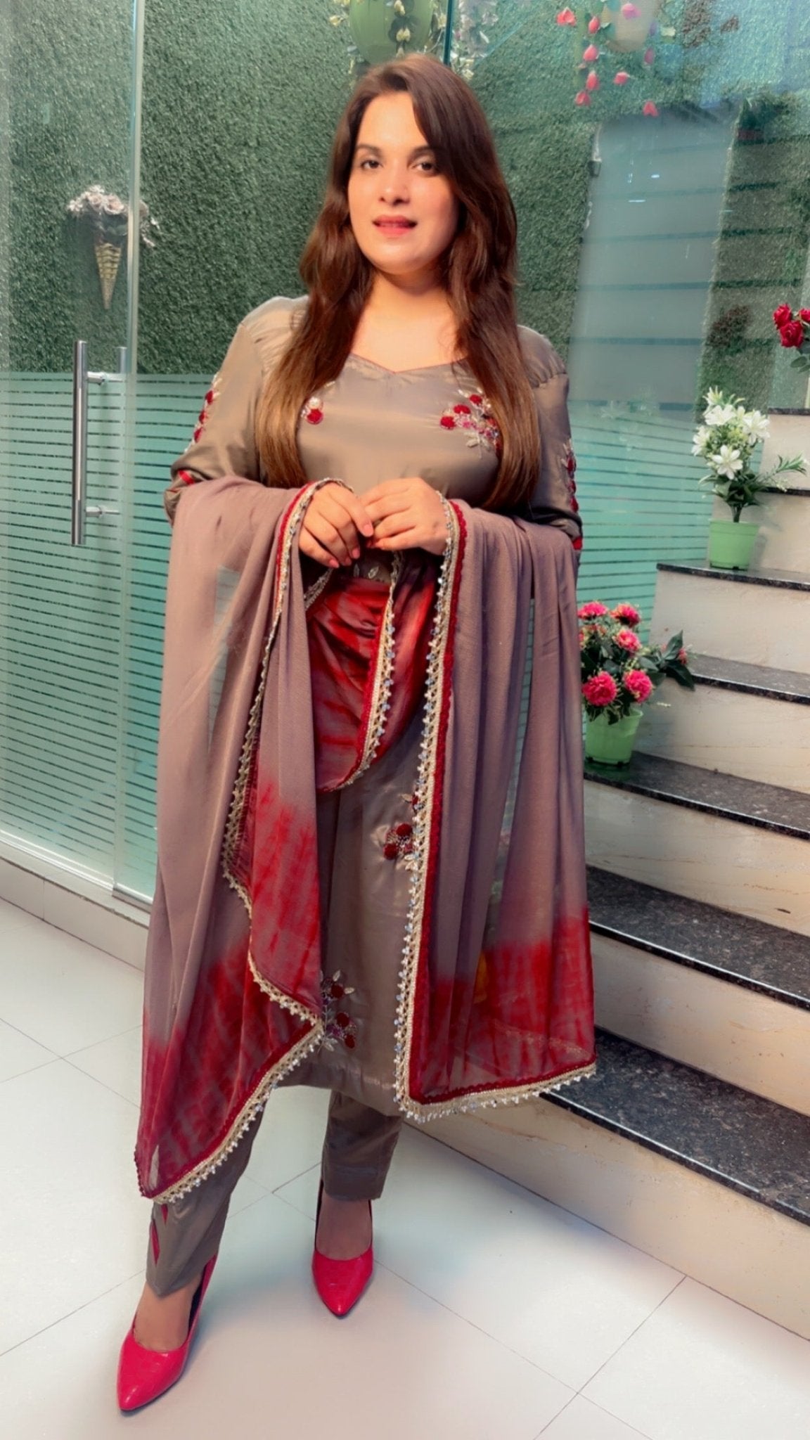 Hand Embroidered designer Suit - Kirti Kapoor Couture