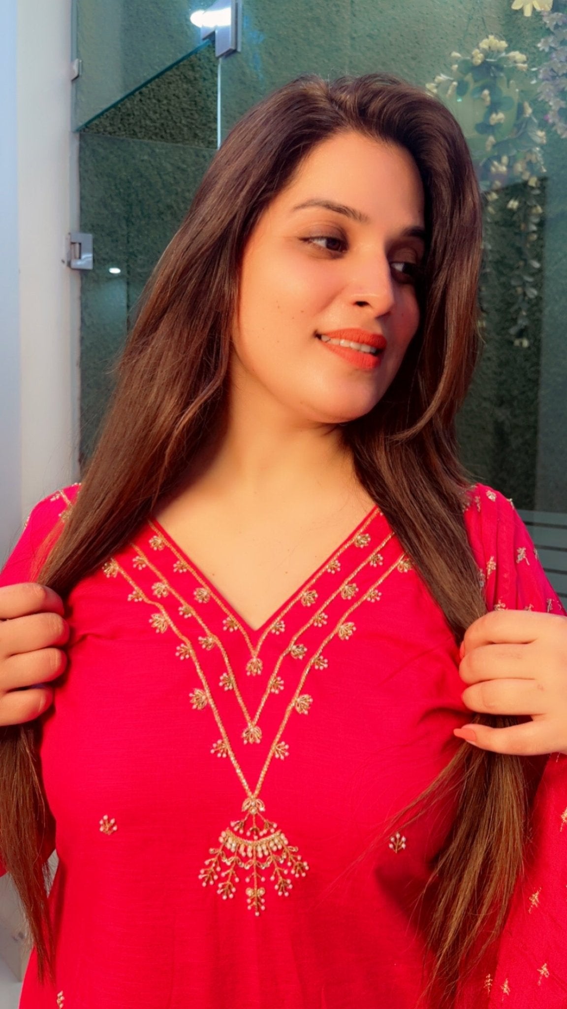 Hand - Worked Linen Suit For Summer - Kirti Kapoor Couture