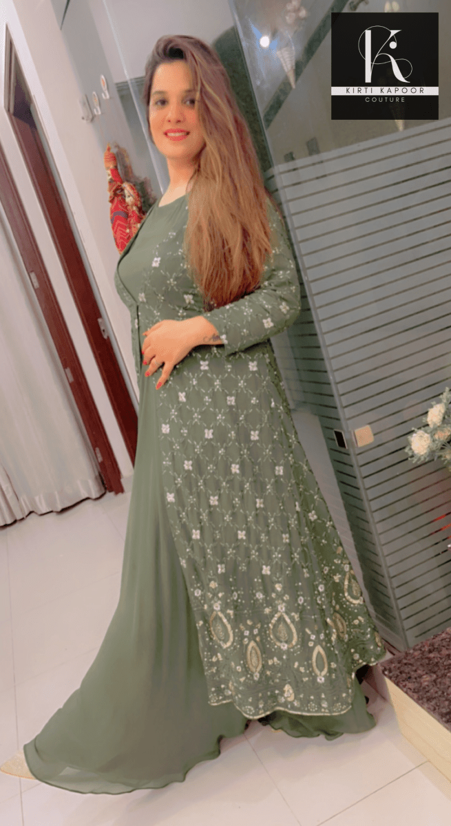 Henna Ceremony Dress (The Mehndi Outfit) - Kirti Kapoor Couture