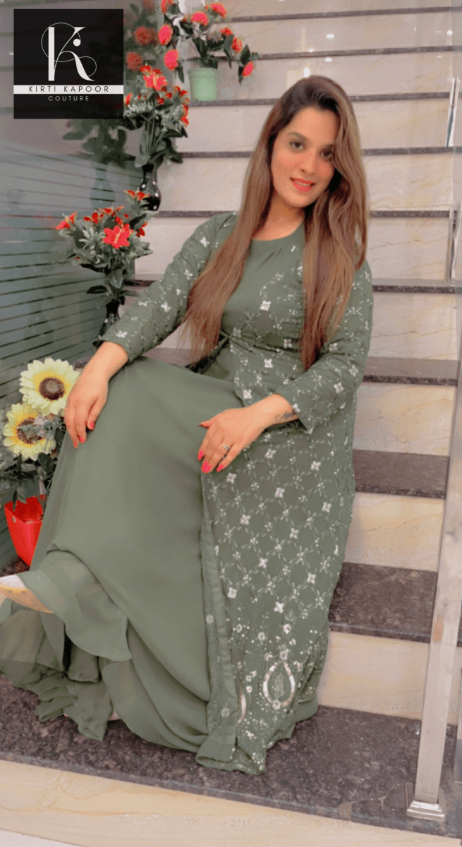 Henna Ceremony Dress (The Mehndi Outfit) - Kirti Kapoor Couture