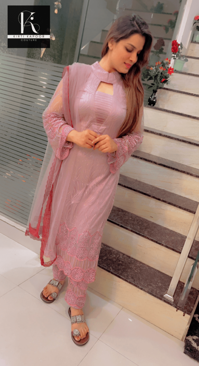 Lavender Boutique Fabric Suit (Designed to Outshine) - Kirti Kapoor Couture