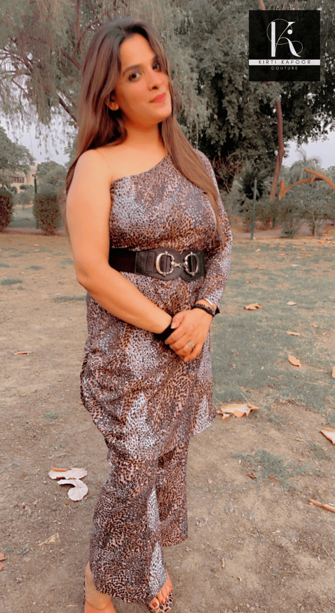Leopard Animal Print Co - ord Set by Kirti Kapoor - Kirti Kapoor Couture
