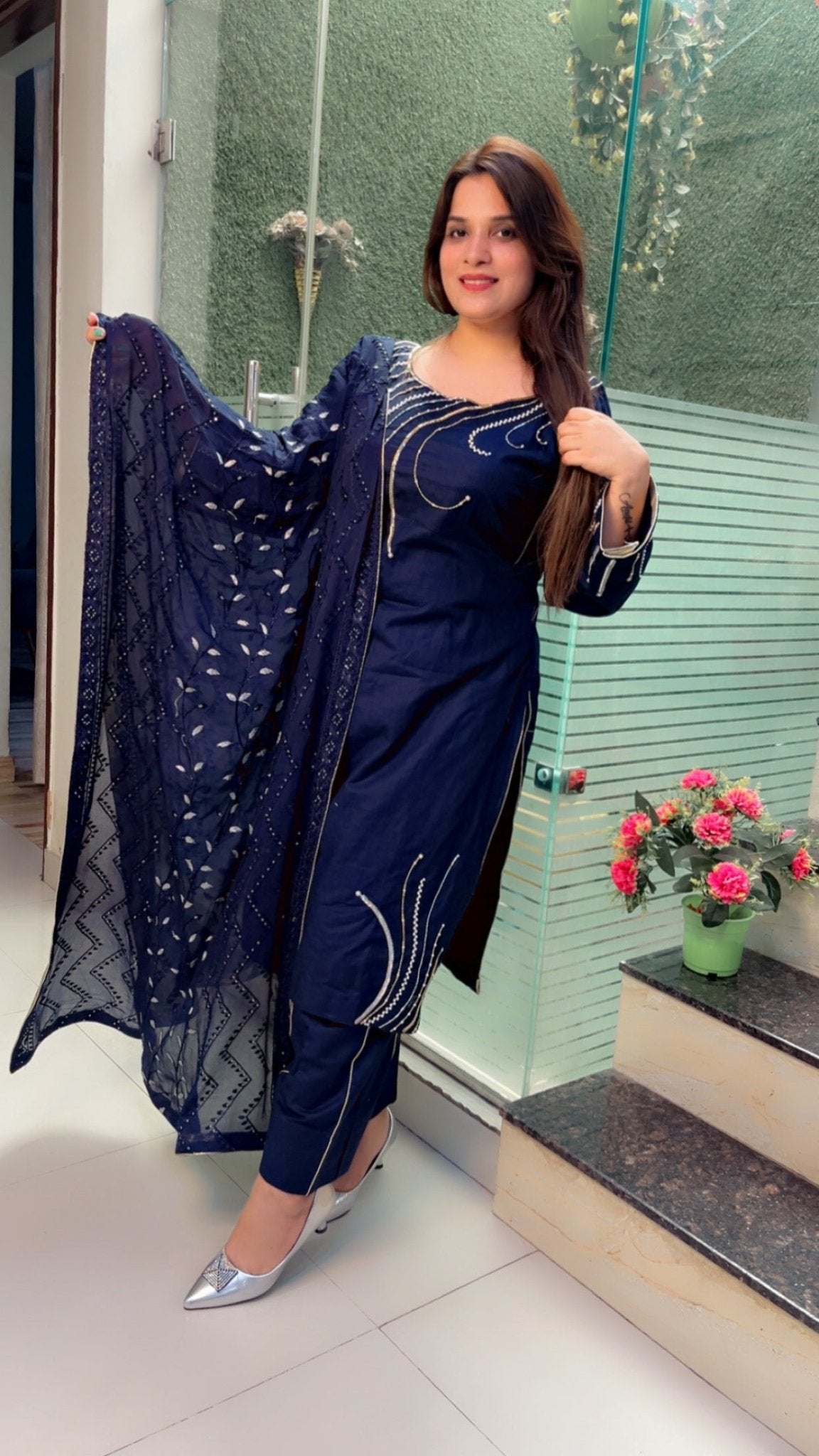 Linen Suit For Women - Kirti Kapoor Couture