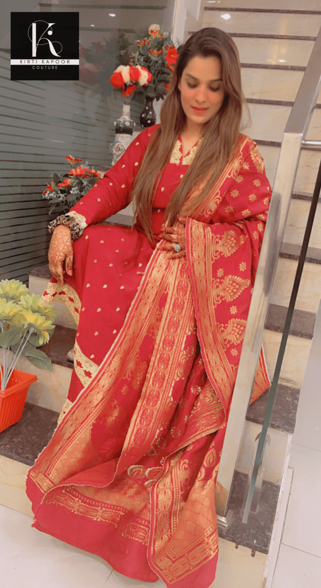 Maroon Silk Suit - An Elegant Festive Wear - Kirti Kapoor Couture