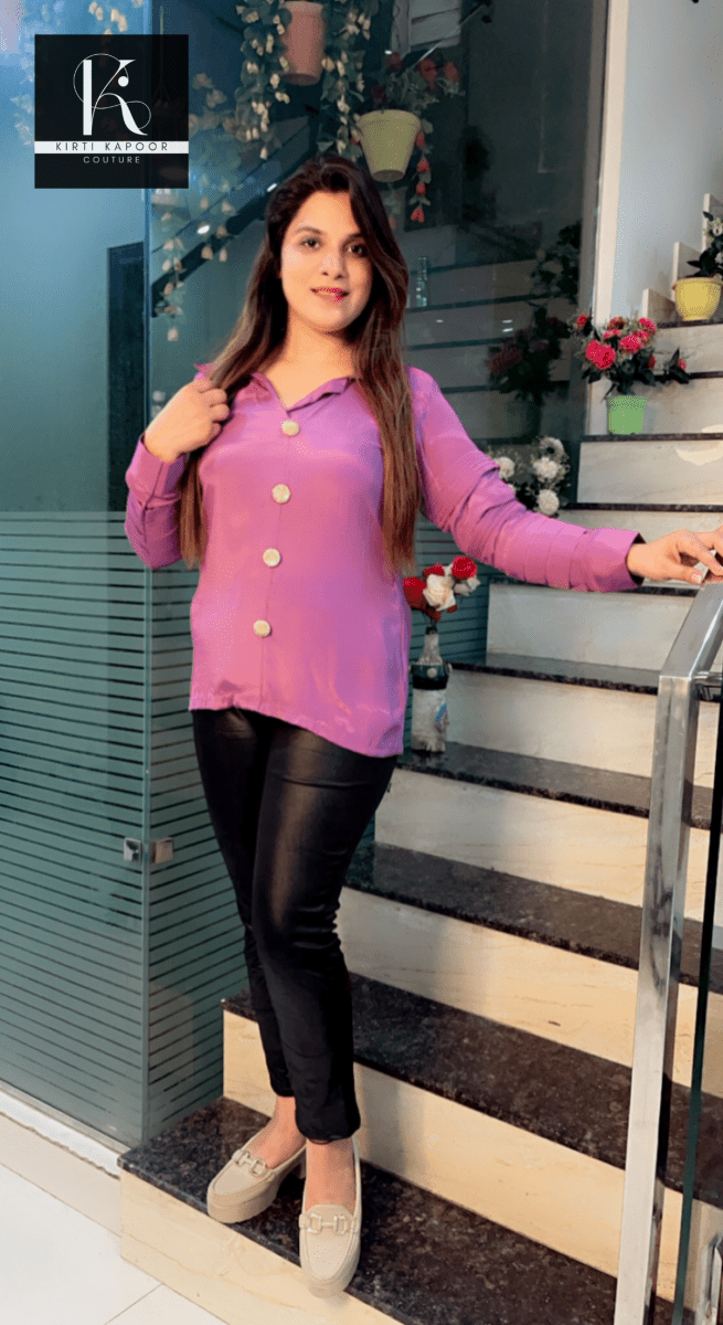 Shirt - Style Top (Apt daily and casual wear) - Kirti Kapoor Couture