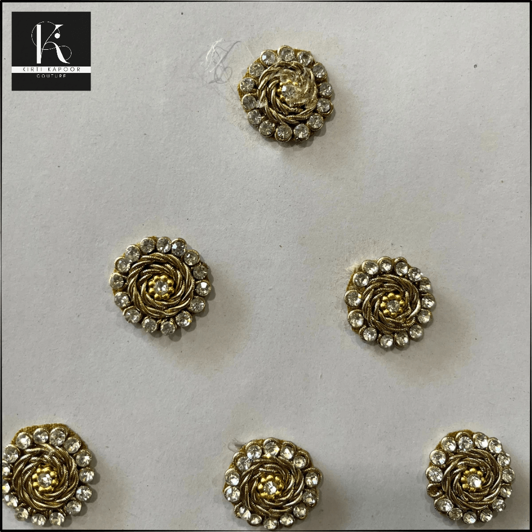 Silver Con - Centric Patch - Kirti Kapoor Couture