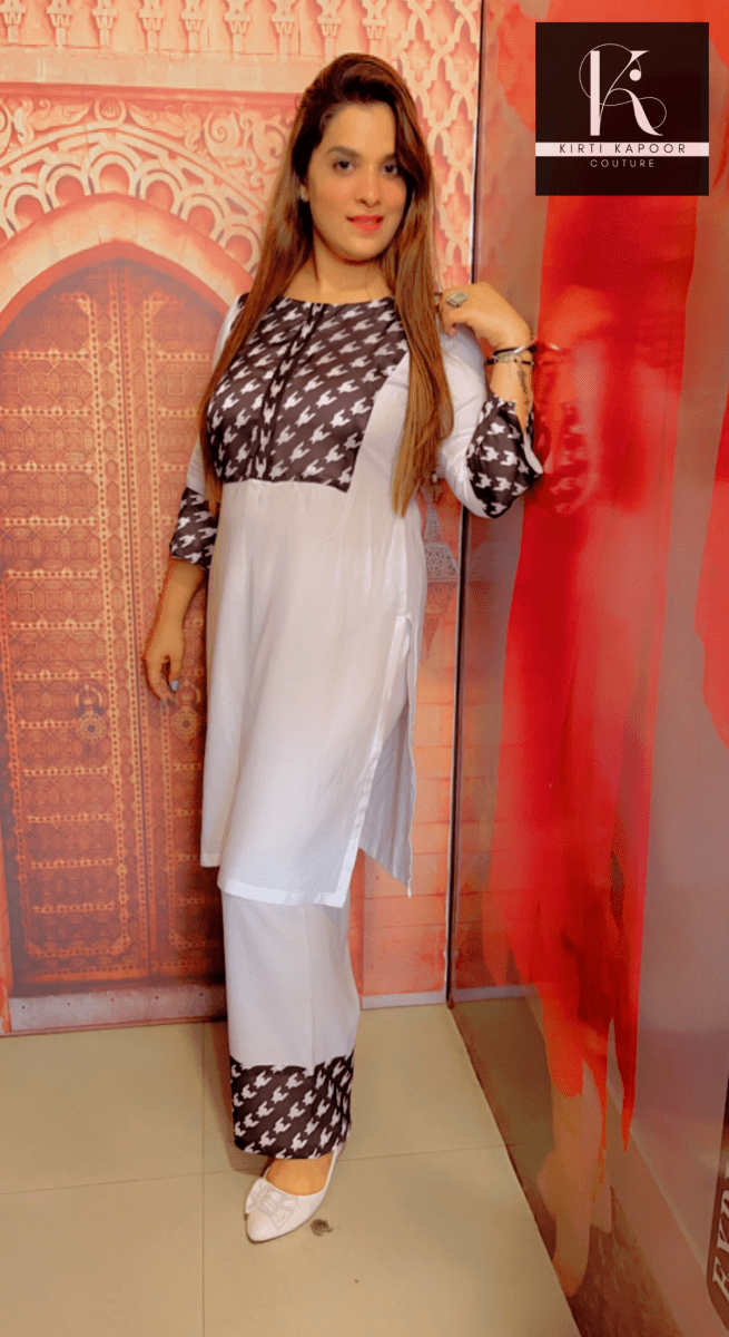 Stylish Kurti With Pants by Kirti Kapoor - Kirti Kapoor Couture