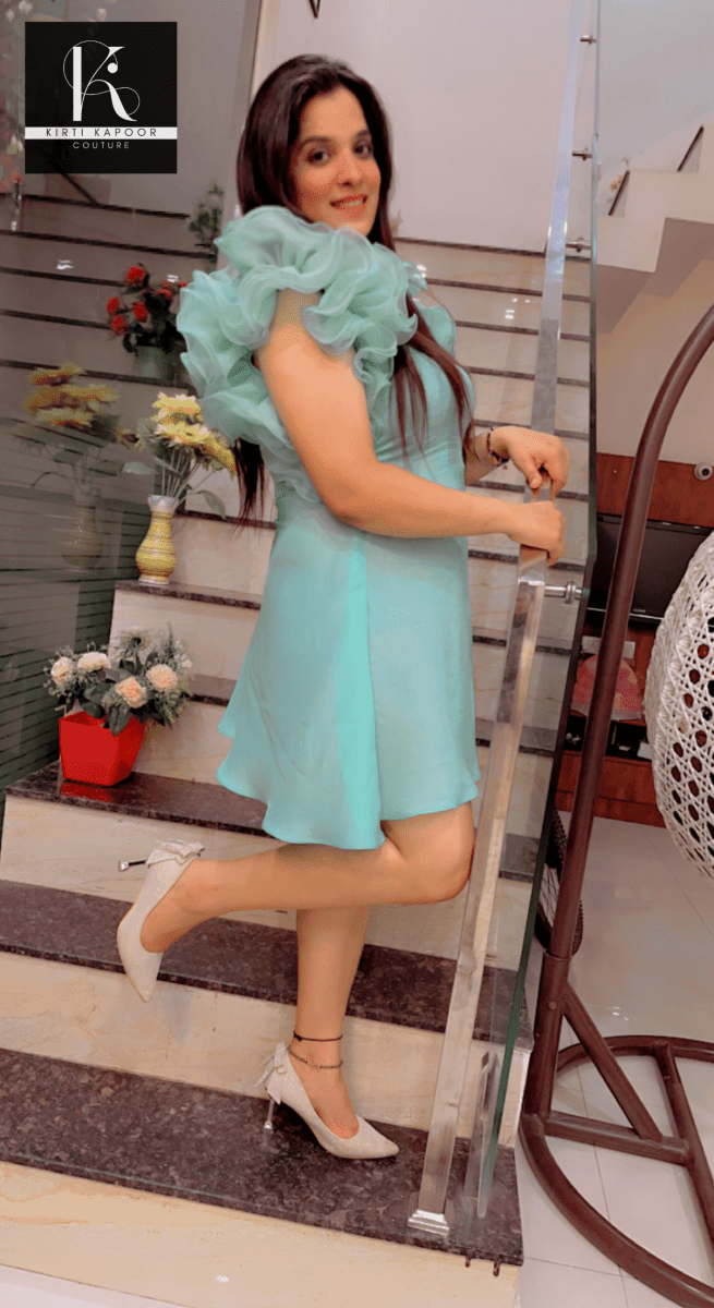 Stylish Tunic Made From Organza Fabric - Kirti Kapoor Couture