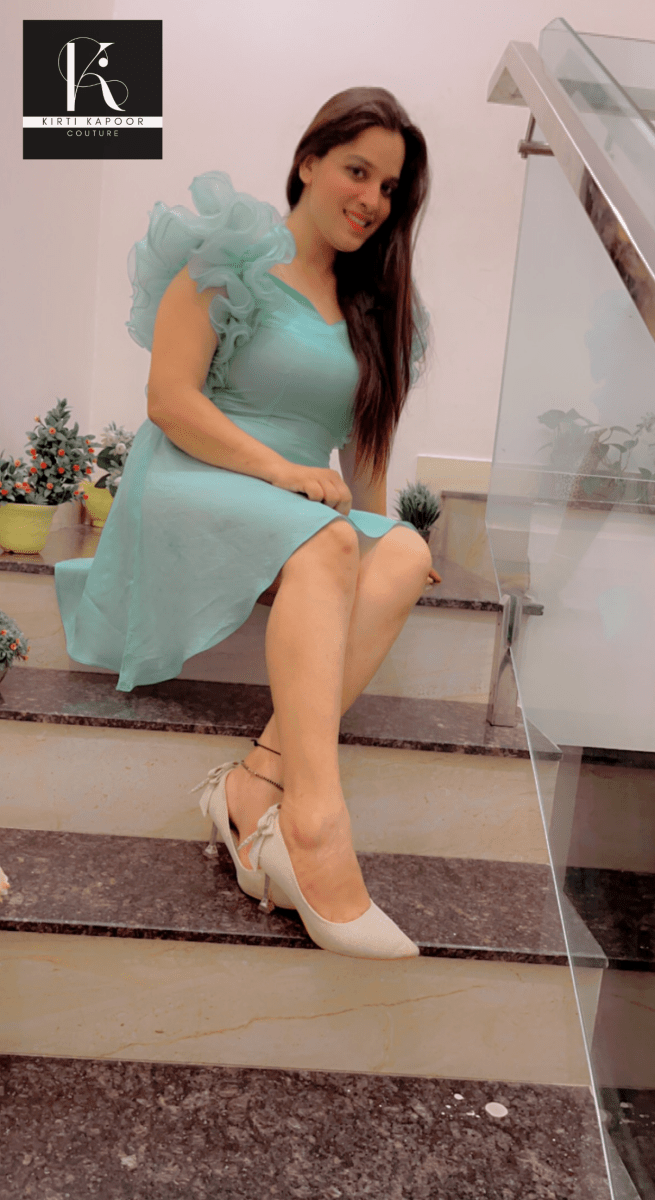 Stylish Tunic Made From Organza Fabric - Kirti Kapoor Couture