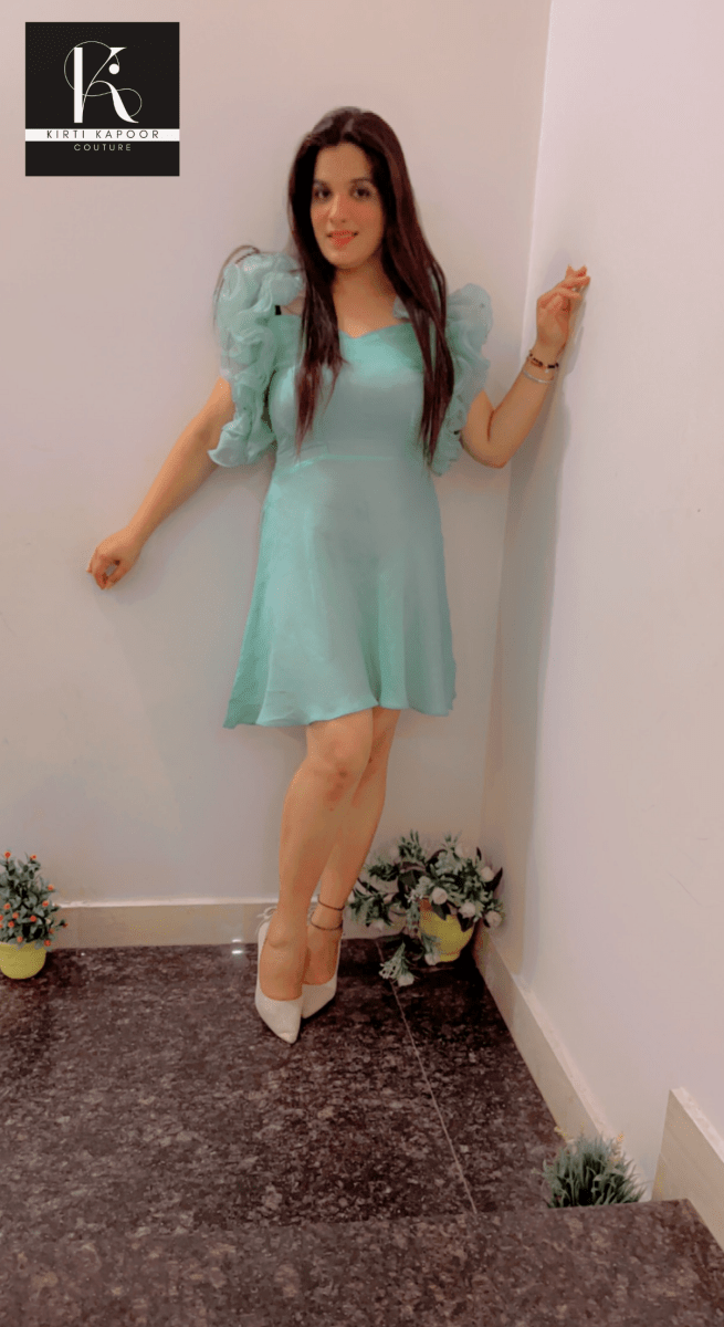 Stylish Tunic Made From Organza Fabric - Kirti Kapoor Couture