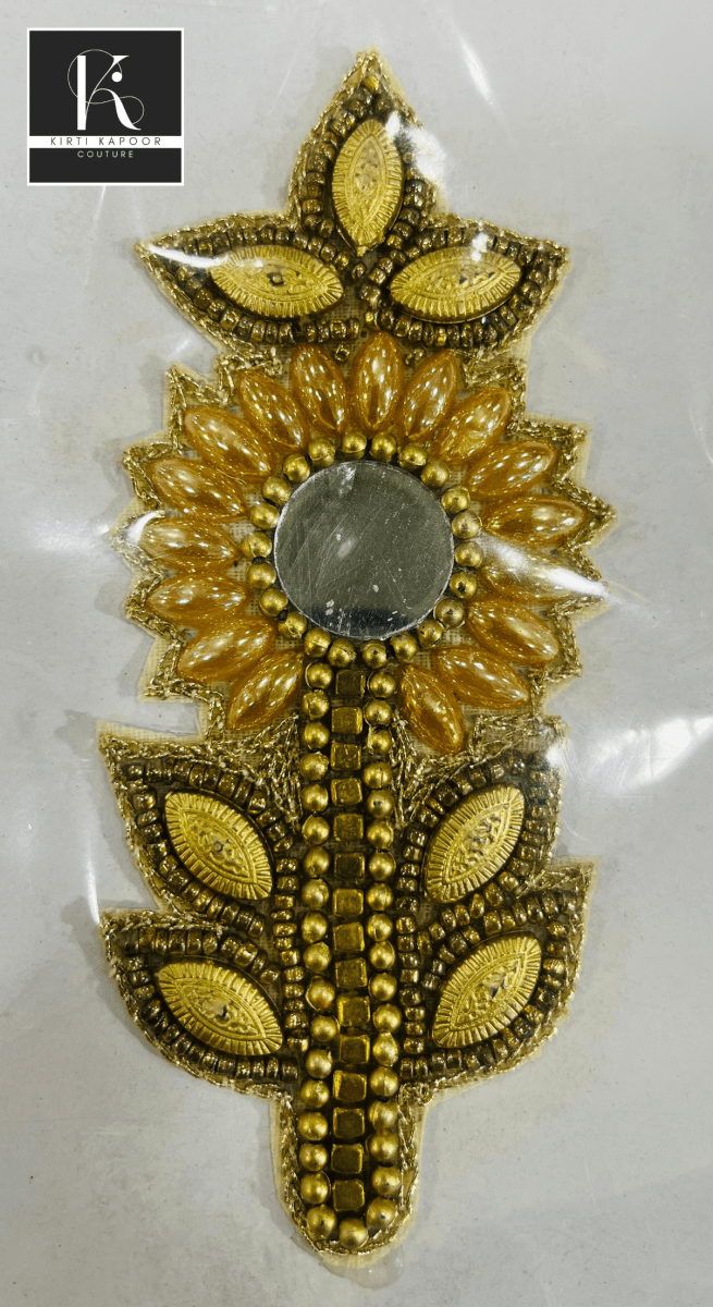 Sunflower Patch For Dresses and Suits (Gold) - Kirti Kapoor Couture