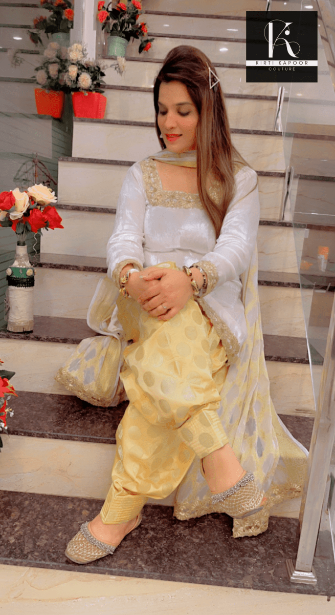 Velvet - Brocade Salwar Suit (Apt Punjabi Attire) - Kirti Kapoor Couture