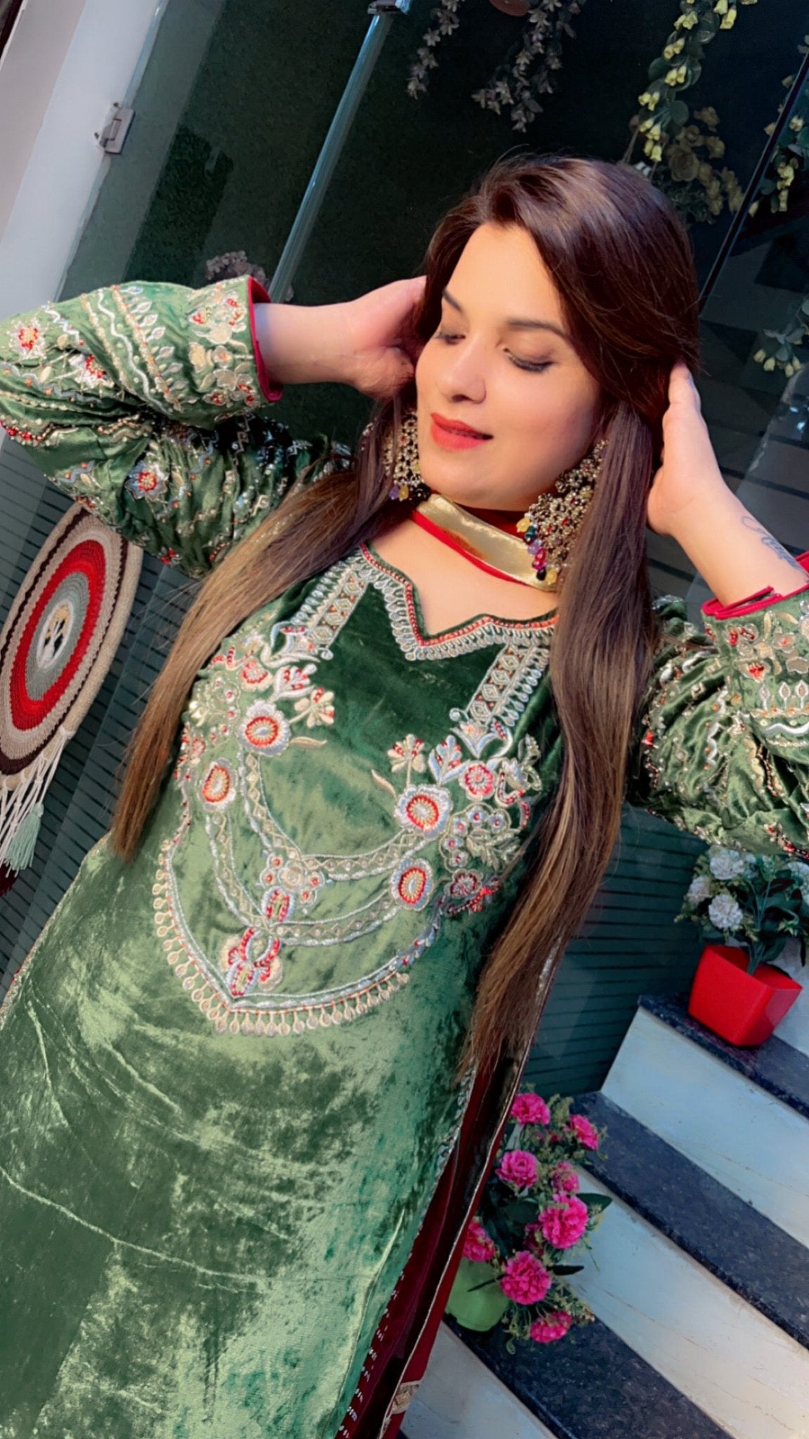 Velvet Salwar Suit - Kirti Kapoor Couture