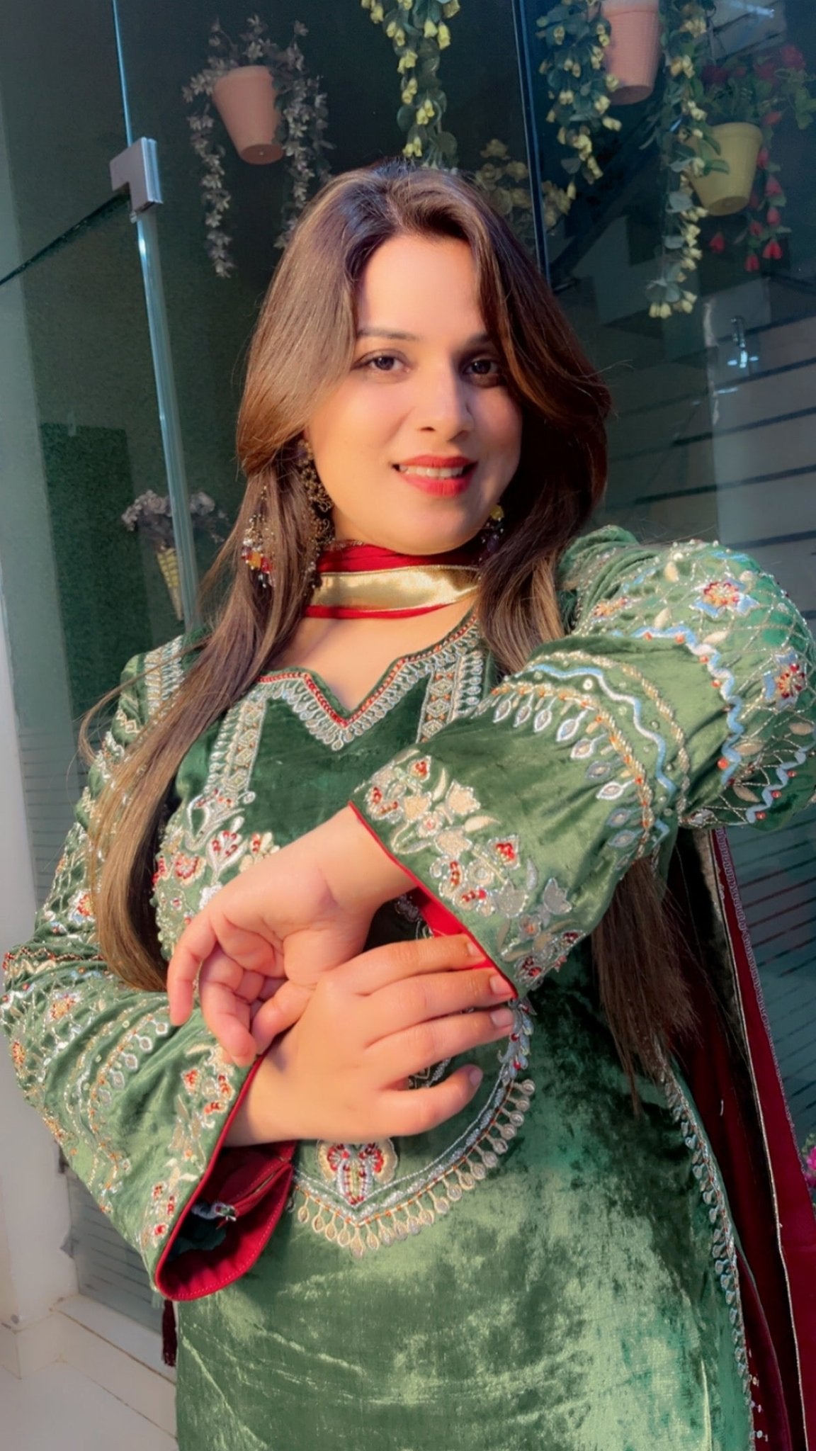 Velvet Salwar Suit - Kirti Kapoor Couture