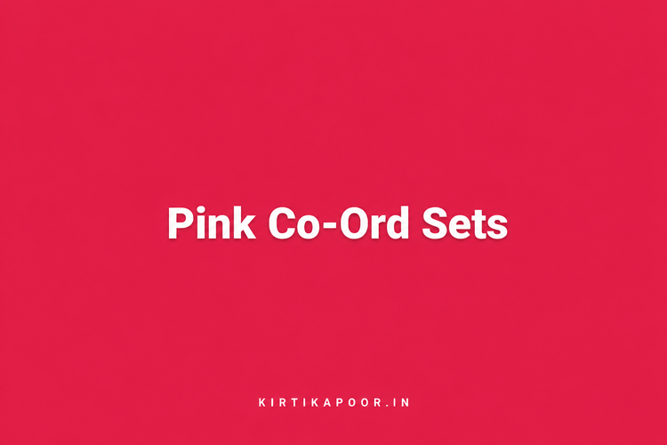 Pink Co-Ord Sets