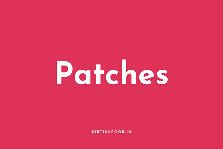 Patches For Dresses and Suits - Kirti Kapoor Couture