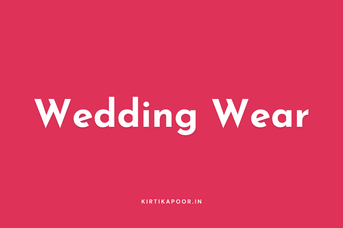 Wedding Wear