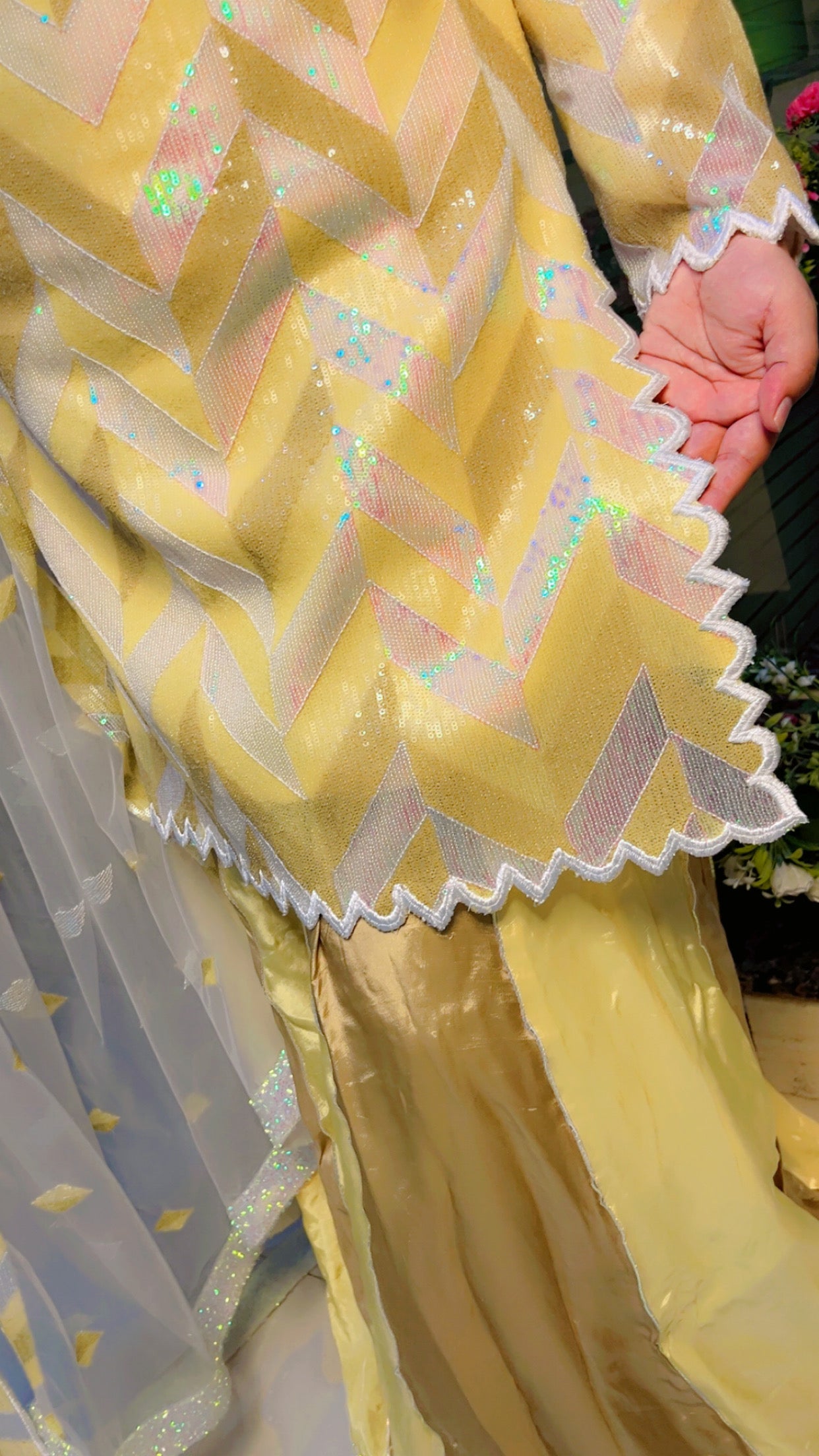 Yellow Designer Wedding Suit (PS010)