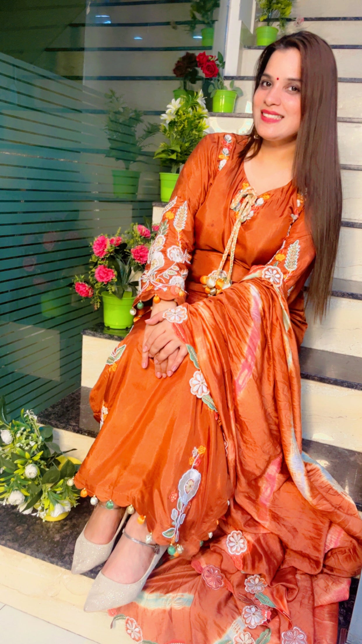 Embroidered Pakistani Suit