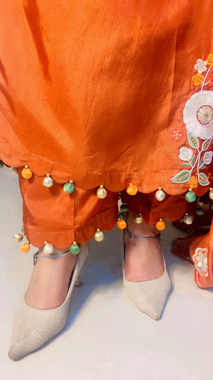 Embroidered Pakistani Suit