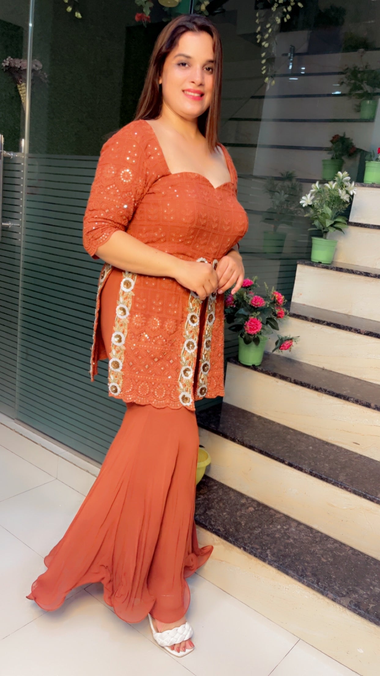 Brown Designer Co-ord For Weddings (CS009)