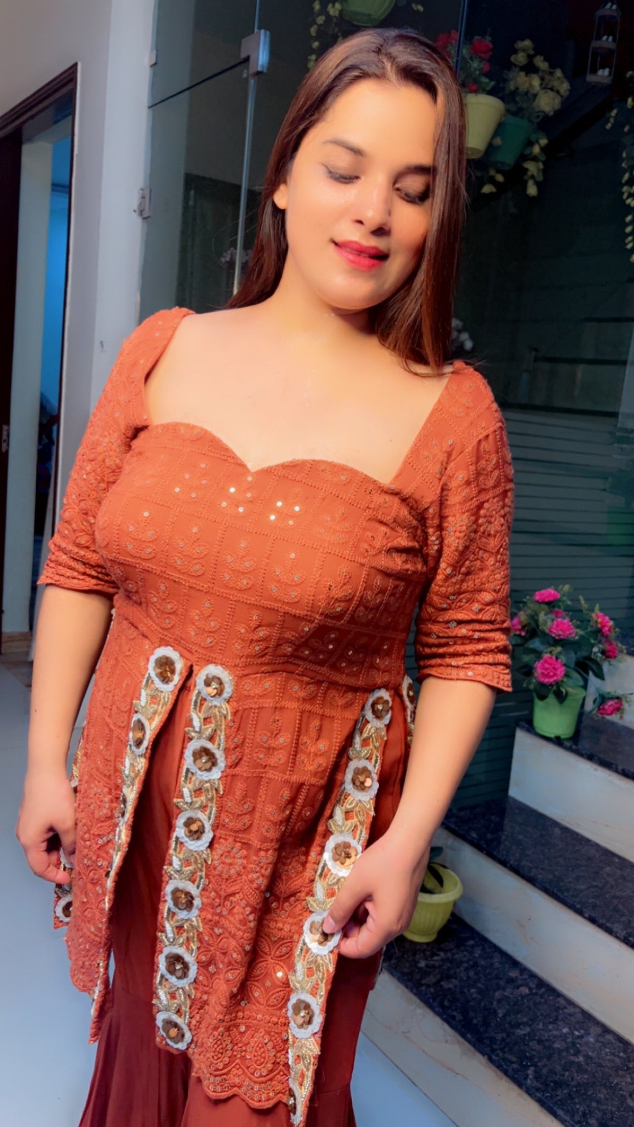 Brown Designer Co-ord For Weddings (CS009)
