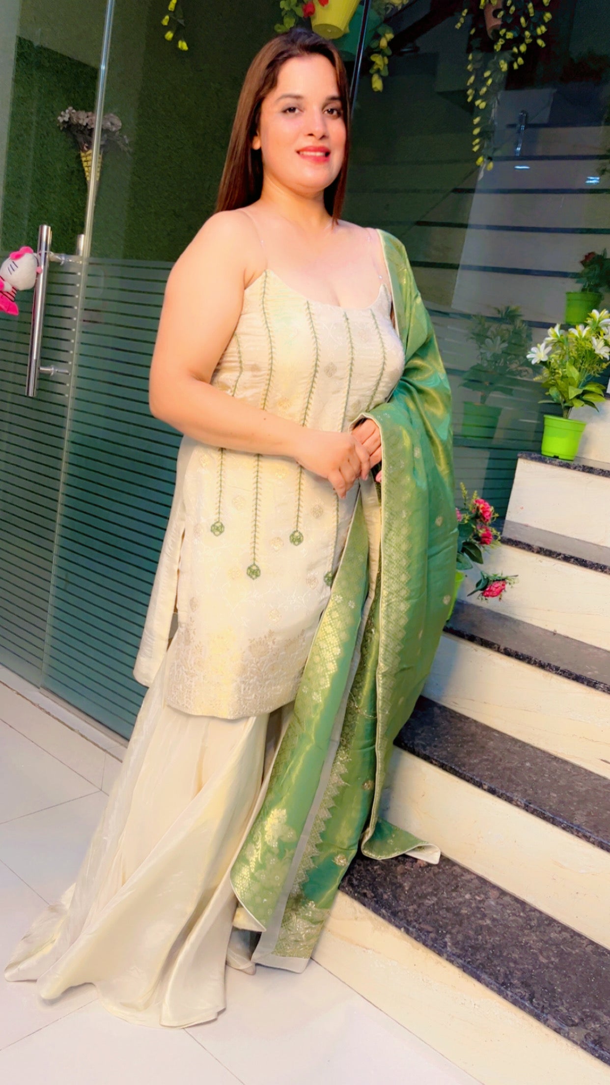 Ivory Wedding Wear Suit (SH002)