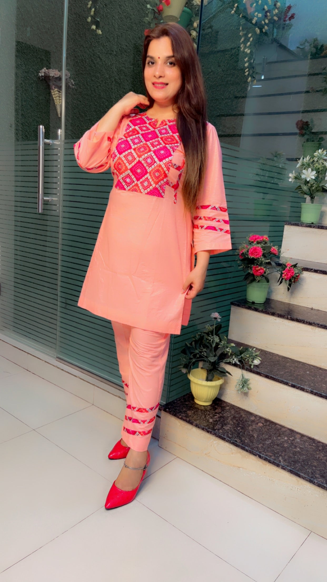 Designer Kurti Set