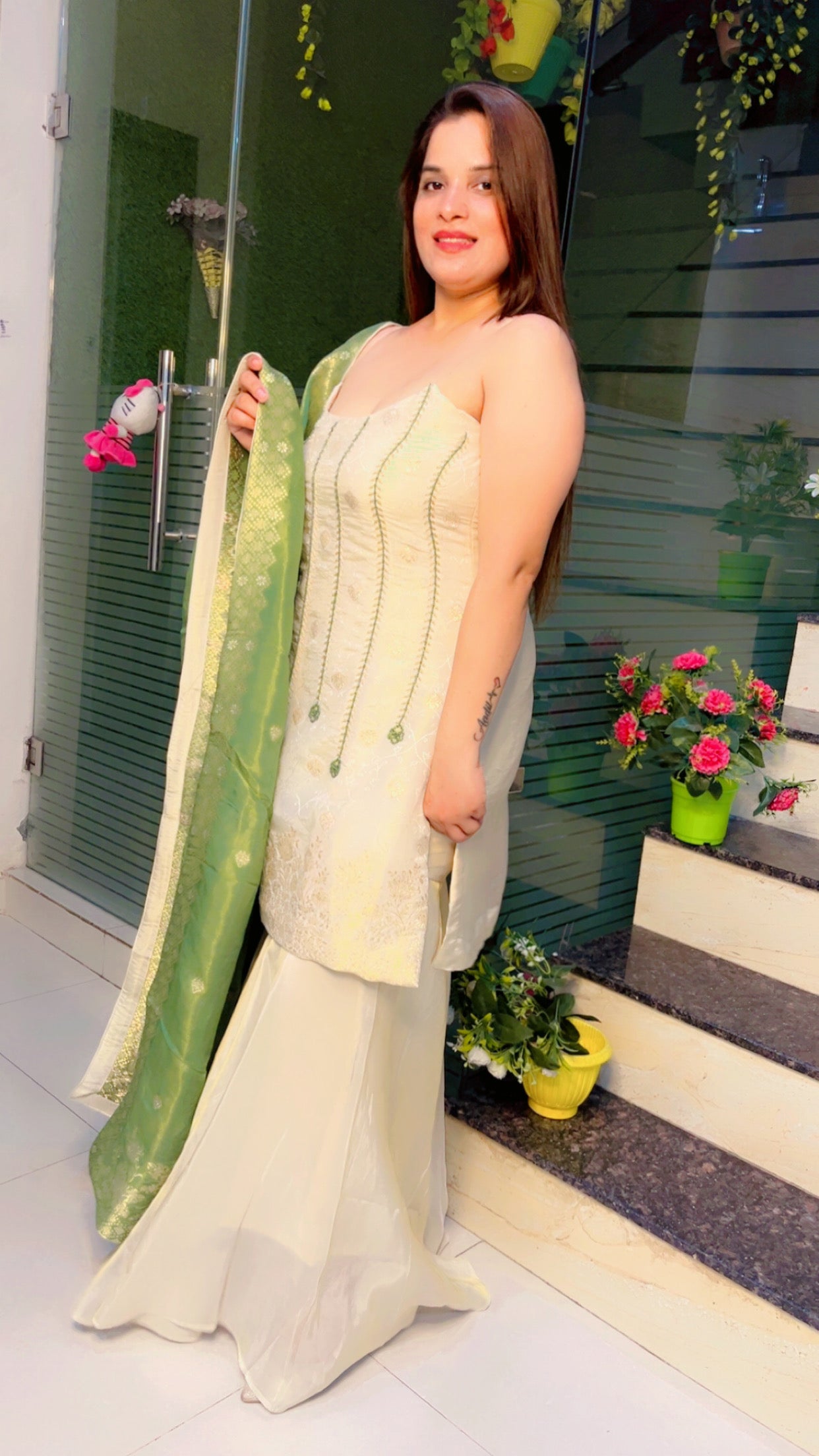 Ivory Wedding Wear Suit (SH002)