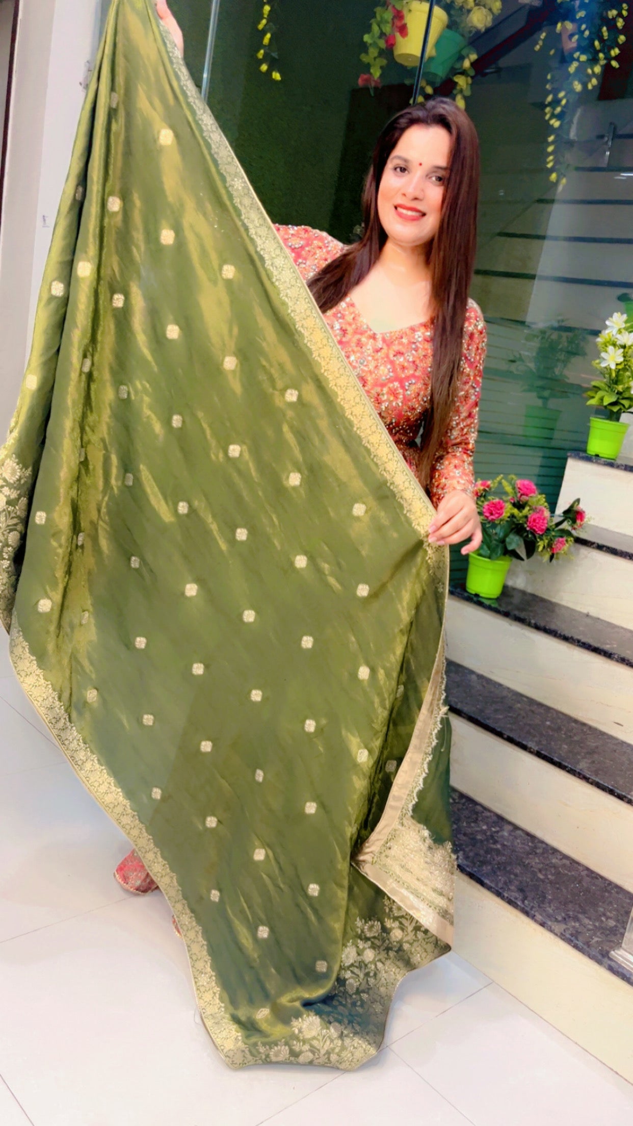 Partywear Embroidered Suit (SH004)