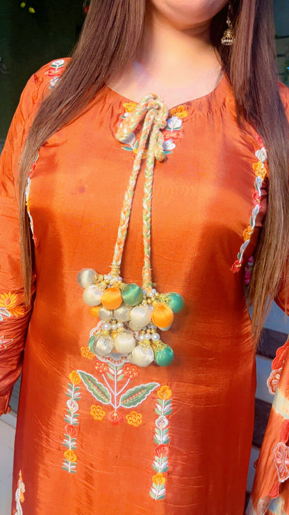 Embroidered Pakistani Suit