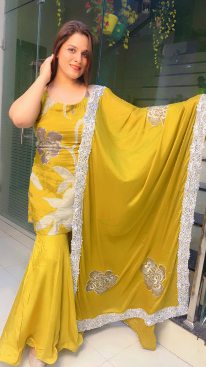 Mustard Designer Suit for Weddings (SH001)