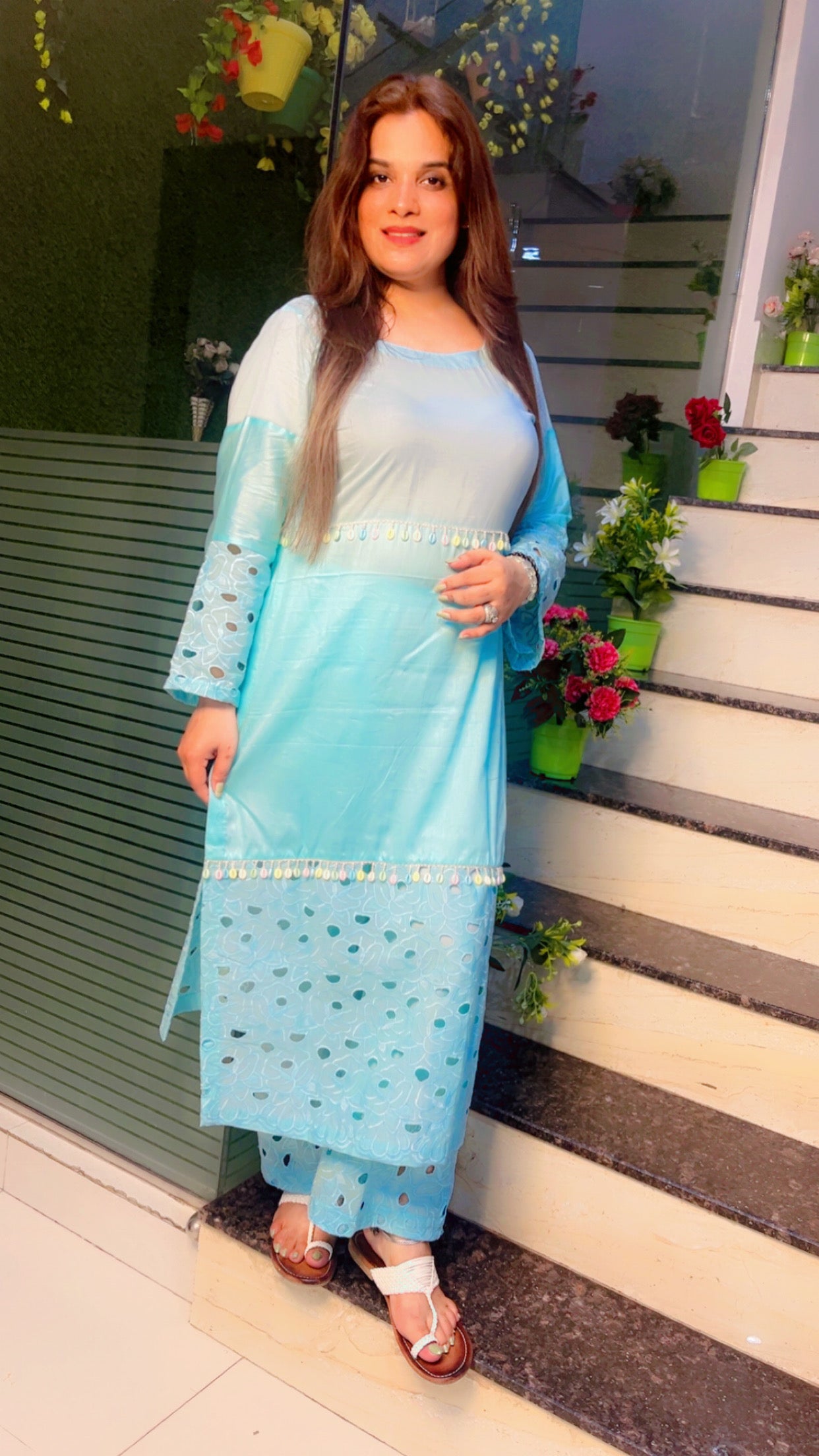 Cotton Designer Kurti Set