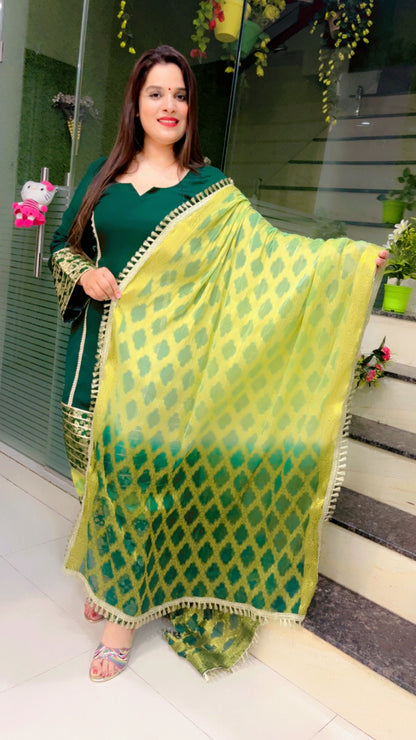 Green Designer Salwar Suit (SS010)